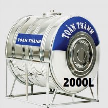 Bồn Nước Ngang 2000l Inox Toàn Thành