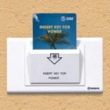 Công tắc dùng thẻ S18 có đèn báo