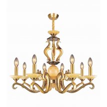 Đèn Chùm Nến Đồng