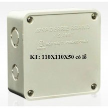 Hộp Nối Dây 110x110x50 có lỗ Sino