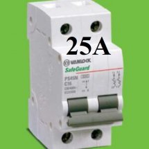 mcb 2 tép 25a vanlock sino