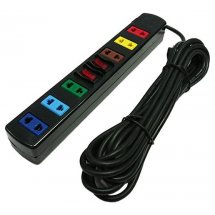 ổ cắm điện 6 ổ cắm 2 công tắc dây 5m LiOA 6S5W