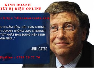 Xu hướng kinh doanh thiết bị điện online