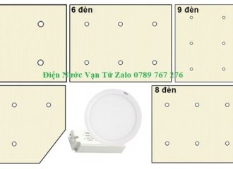 Hướng dẫn lắp đèn led âm trần dowlight trần nhà chiếu sáng tối đa
