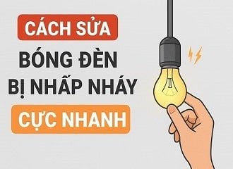 Cách sửa bóng đèn bị nhấp nháy cực nhanh – Hướng dẫn chi tiết