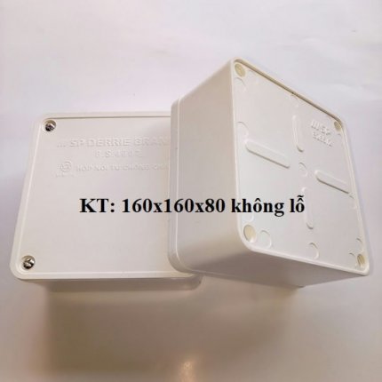 Hộp Nối Dây 160x160x80 không lỗ Sino