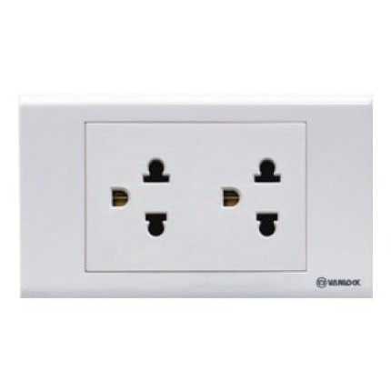 Ổ cắm đôi 3 chấu S18UE2