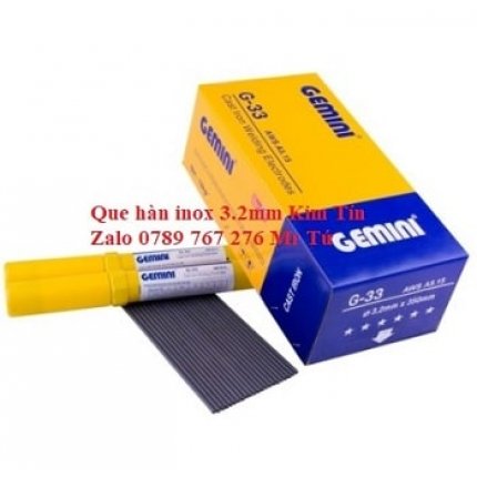 Que hàn inox 3.2 Kim Tín