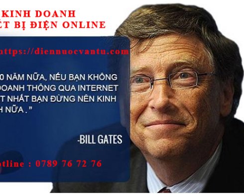 Xu hướng kinh doanh thiết bị điện online