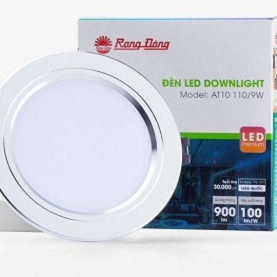 Đèn led âm trần đổi màu 9w rạng đông