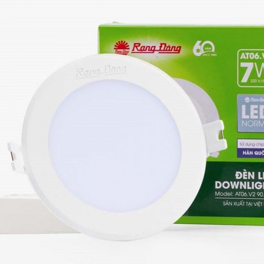 Đèn LED Âm trần Downlight siêu mỏng Rạng Đông Model AT06.V2