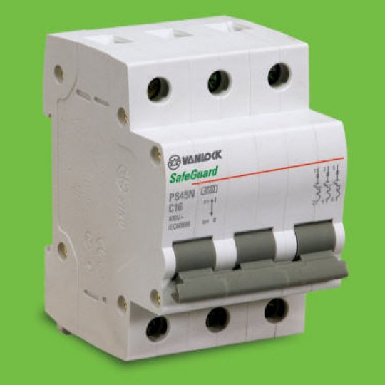 MCB 3P 16a vanlock sino