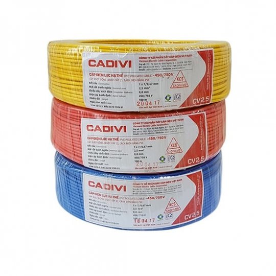Dây Cáp Điện Đơn CV Cadivi