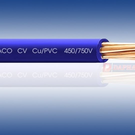 Dây cáp CV daphaco - 600V - 0,6/1kV DÂY CÁP ĐƠN 7 SỢI, RUỘT ĐỒNG CÁCH ĐIỆN PVC