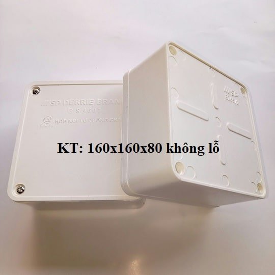 Hộp Nối Dây 160x160x80 không lỗ Sino