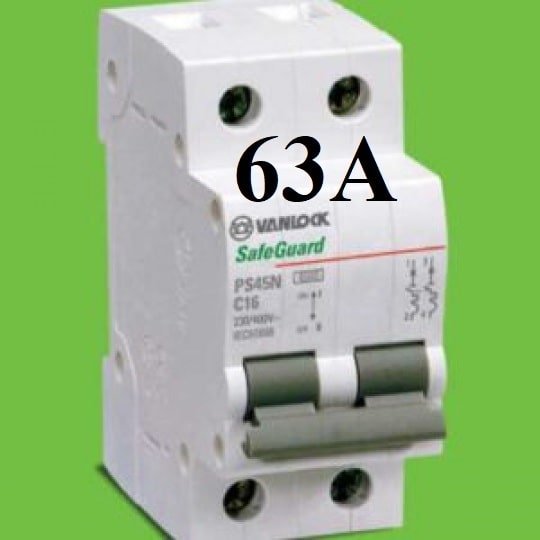 mcb 2 tép 63a vanlock sino