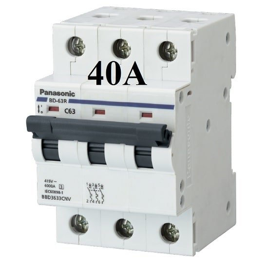 MCB 3P 40a Panasonic