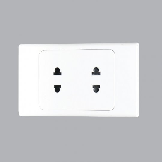 Ổ cắm đôi hai chấu MPE