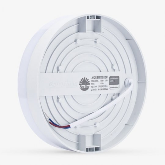 Đèn LED Ốp trần Tròn Đổi màu đế nhựa Rạng Đông