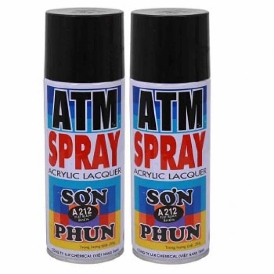 Sơn xịt ATM Màu Đen