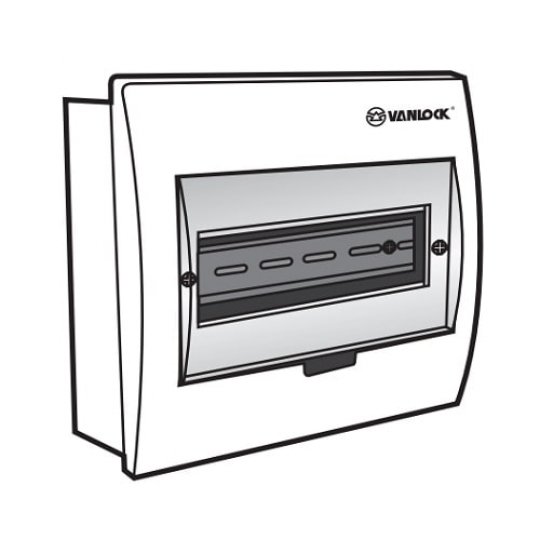 Tủ điện nhựa âm tường SINO